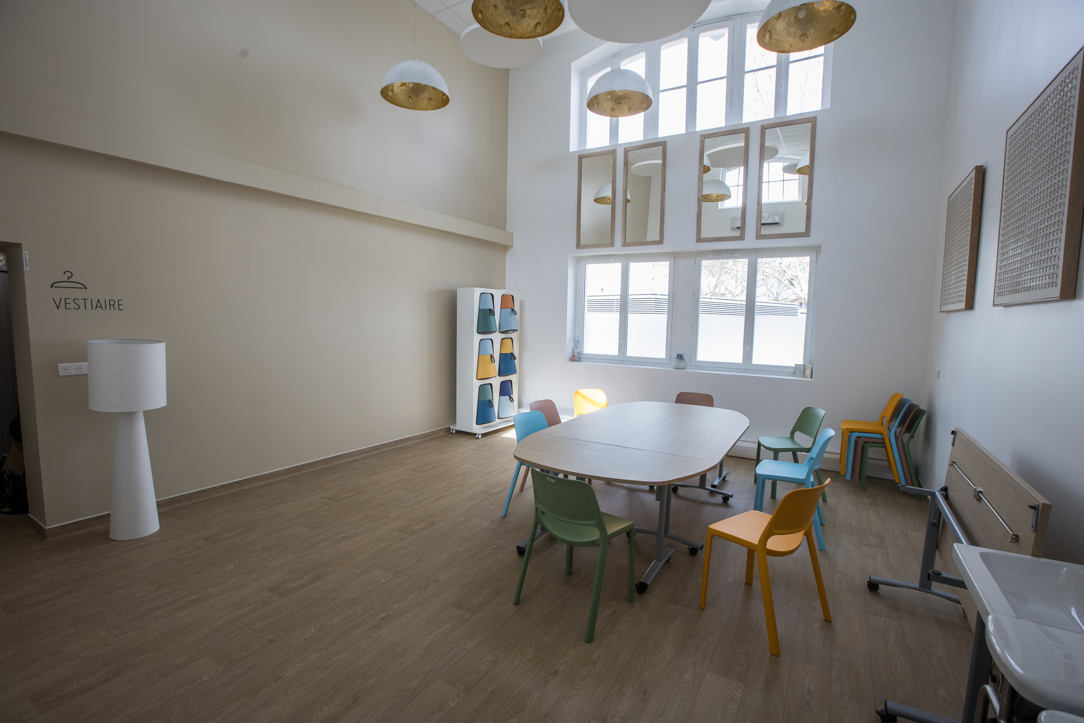 Salle d'atelier de la maison des femmes de Toulouse